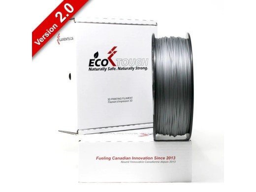 EcoTough™ PLA 2.0 - Sølv - 1.75mm - 1 KG