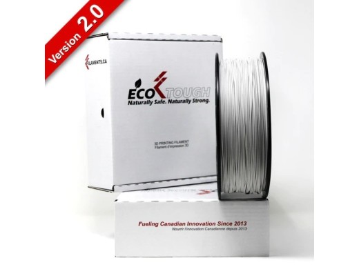 EcoTough™ PLA 2.0 - Lysegrå - 2.85mm - 1 KG