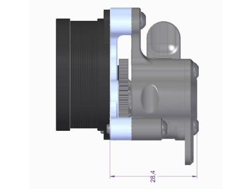 Vz-Hextrudort Aluminum Extruder Shell - VzBoT by Mellow