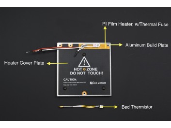 Voron V0 S1 3D-Printer Opgraderingspakke med 200W PSU og PI Heater