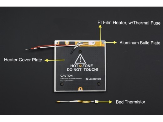 Voron V0 S1 3D-Printer Opgraderingspakke med 200W PSU og PI Heater