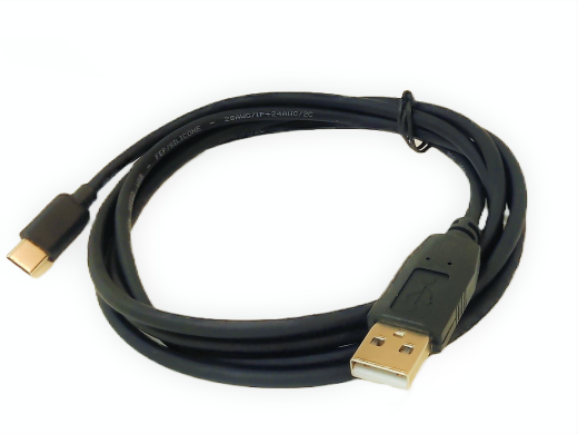 3DO Høj Temperatur USB A - USB C kabel (FEP+Silikone)