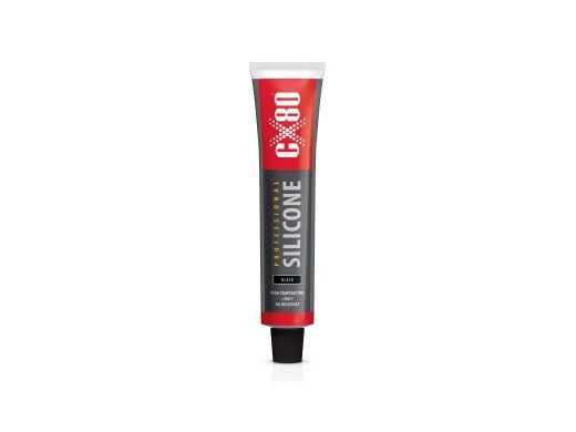 High Temperature Silicone Sealant - Sort, 80g | Modstår ekstreme temperaturer