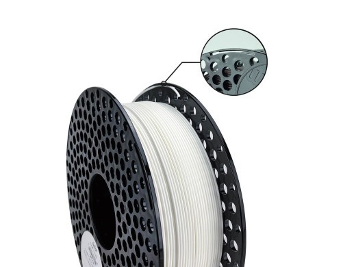 AzureFilm ASA Hvid 1Kg | Høj Kvalitet 3D Print Filament - Fremstillet i EU