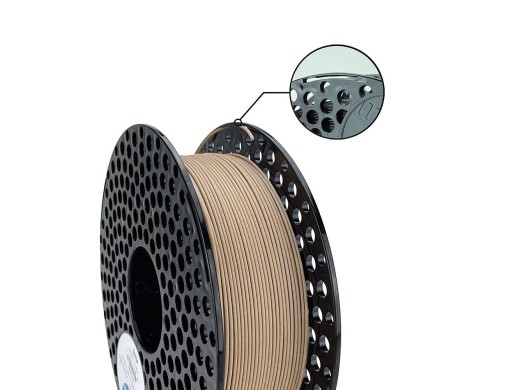 AzureFilm WOOD Bamboo 750g - Miljøvenlig 3D-Print Filament med God Flexibilitet