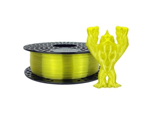 AzureFilm PETG Gul Transp. 1Kg, EU-Fremstillet Højkvalitets 3D Printer Filament