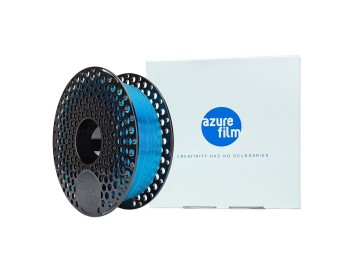 AzureFilm PETG Blå Transp. 1Kg: Kvalitets 3D print filament fremstillet i EU 2