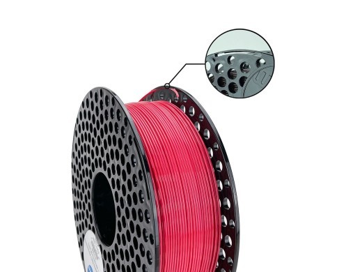 AzureFilm PETG Hindbær Rød 1Kg - Topkvalitet 3D Print Filament