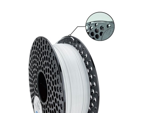 AzureFilm PETG Hvid 1Kg: Højkvalitets, EU-Fremstillet 3D Print Filament