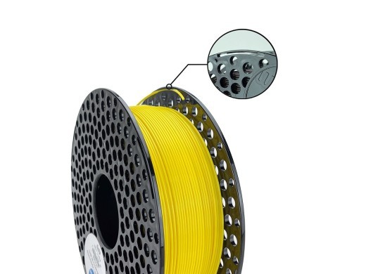 AzureFilm PETG Gul 1KG | Høj Kvalitet 3D print Filament