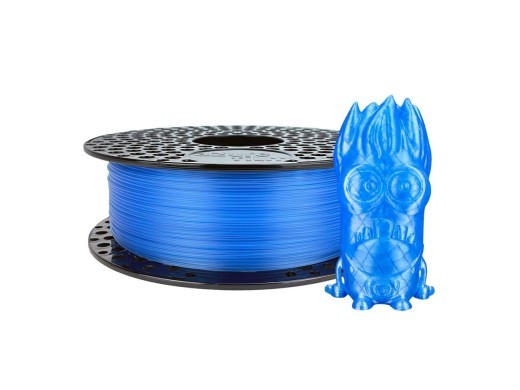 AzureFilm PLA Blå Transp. 1Kg - Høj Kvalitet 3D Printer Filament