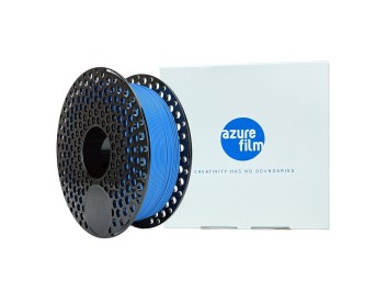 AzureFilm 3D PLA Blå 1kg - Europæisk Fremstillet med Uovertruffen Printkvalitet 2