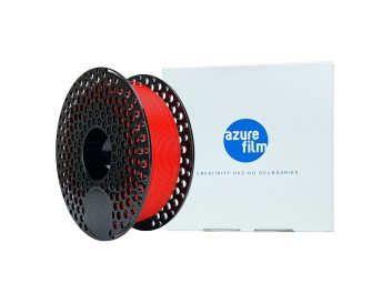 AzureFilm PLA Rød 1Kg - Højkvalitets 3D Print Filament 2