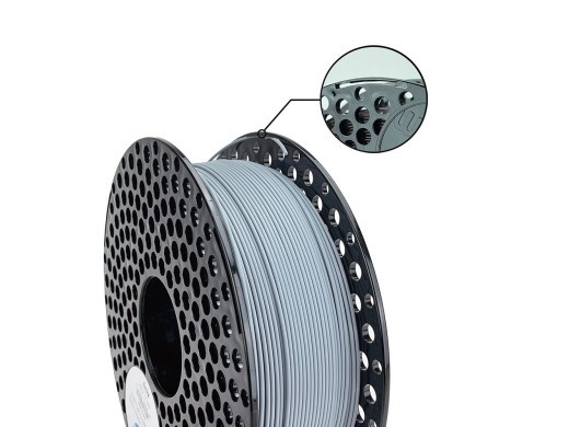 AzureFilm PLA Grey 1Kg - High-Quality, No-Clog 3D Filament