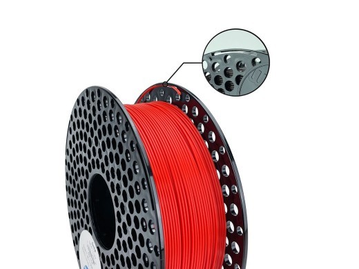 AzureFilm PLA Rød 1Kg - Højkvalitets 3D Print Filament