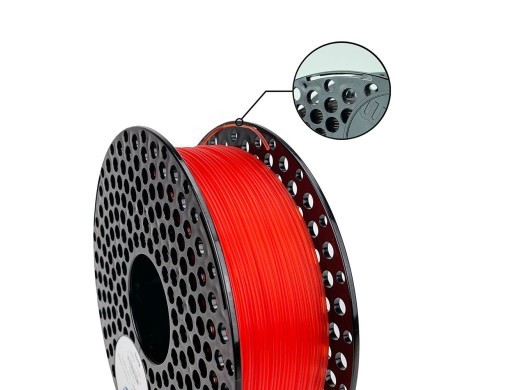 AzureFilm PLA Red Transp. 1Kg: Vibrant 3D Prints