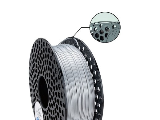 AzureFilm Silk PLA Silver 1Kg - Quality 3D Printing Filament