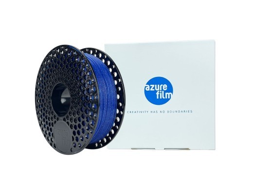 AzureFilm PLA Blue Glitter 1Kg - Premium 3D Printing Filament