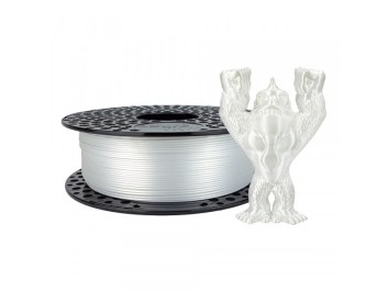 AzureFilm Silk PLA Hvid 1Kg - Højkvalitets 3D Printfilament