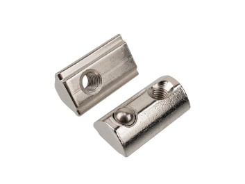 T-Nut (Spring) M6 - 50 Stk til 4040 Profiler | Sikker og Robust Forbindelse