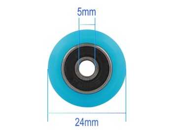 PT-Wheel V-Slot Guide Wheel til 3D-printere - Slidstærkt og Præcist