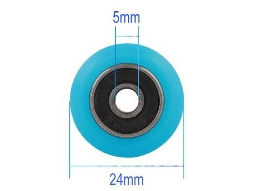 PT-Wheel V-Slot Guide Wheel til 3D-printere - Slidstærkt og Præcist