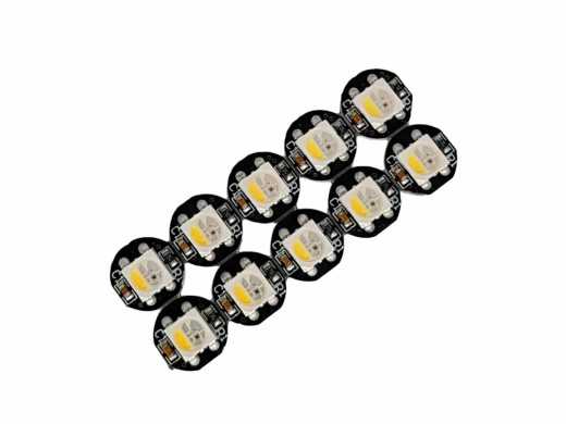 3DO 5050 RGBW SK6812 LED - Høj kvalitet RGBW Lysdioder 10pk