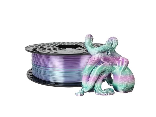 AzureFilm Silk PLA Rainbow Aurora 1Kg - Levende 3D Prints