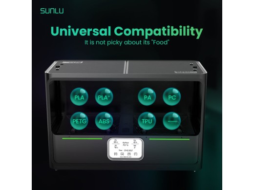 SUNLU FilaDryer S4: Multi-Spool 3D Filament Dryer