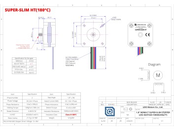 LDO Sherpa Heavy Motor for 3D Printers | Enhanced High-Temperature Operation