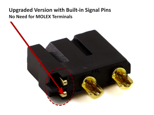 XT30U(2+2)-F Connector for CAN Bus Toolhead Boards