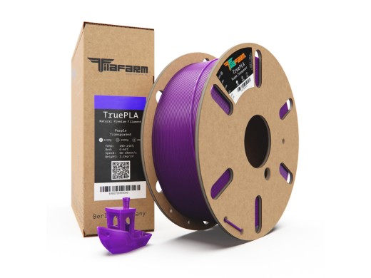 TruePLA Purple Transparent - Begrænset antal