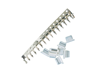 3DO 5-Pin Connectors with Crimp Pins for USB Hub & Cameras (1.0mm Pitch)