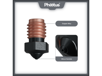 Phaetus Siliciumkarbid Dyse: Ultimativ 3D-Print Præcision 2