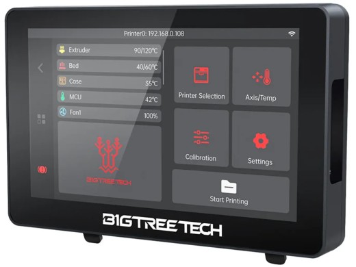 BIGTREETECH K-Touch: Wireless Control for Klipper 3D Printers