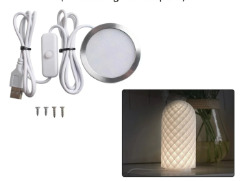 LED Lamp DIY Kit: Create Your Own 3D Printed Illumination