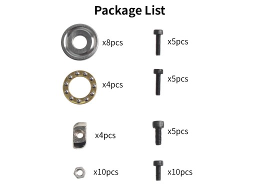 Anti-Vibration Foot Hardware Kit for 3D Printers | Precision Upgrade