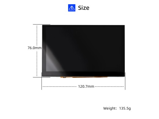 FLY DSI-LCD 5 | 5-inch Touch Display for RPi & 3D Printers