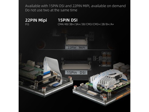 FLY DSI-LCD 5 | 5-inch Touch Display for RPi & 3D Printers