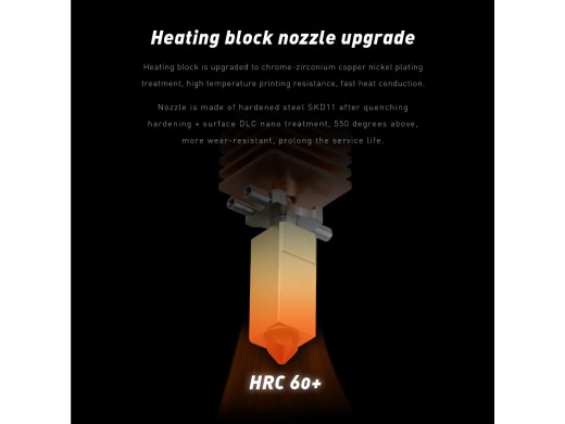 thumbnail image 2 of Bambu Lab X1 High Temperature Hotend Kit 500°C + Hardened Steel Nozzle 1.75mm 2 of 4