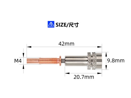 Mellow RTV6 Bi-Metal Heatbreak | High-Flow Compatible Revo Upgrade