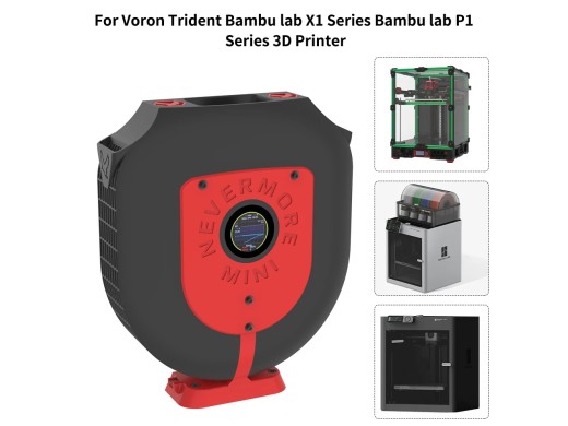 Nevermore Mini Luftrenser – HEPA + Kulfilter til 3D-printer