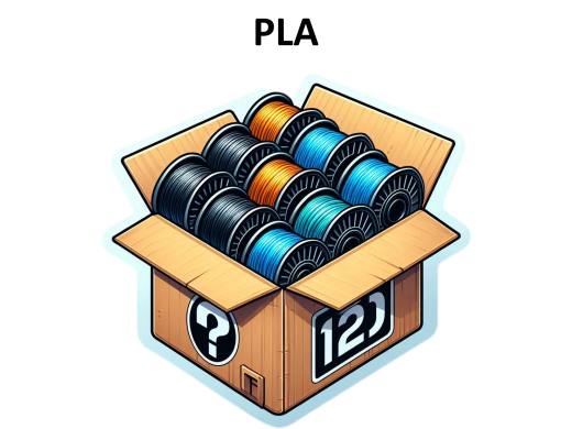 3DO PLA 2.0 Tough – 12x 2. sortering filament