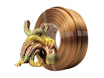 AzureFilm Refill Silk PLA Rainbow Filament Rainbow Amber