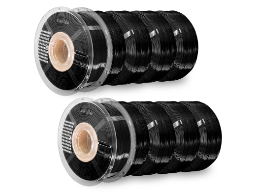 AzureFilm Refill PETG Hyper Speed (10kg black + 2x Master Spool)