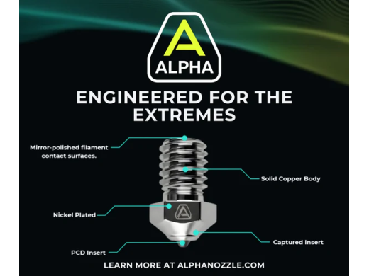 ALPHA PCD Nozzle V6 – Polycrystalline Diamond (High Performance)