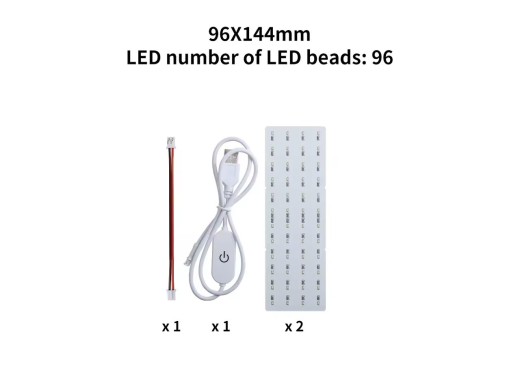 Lithophane LED Backlight Board Kit 2 stk.