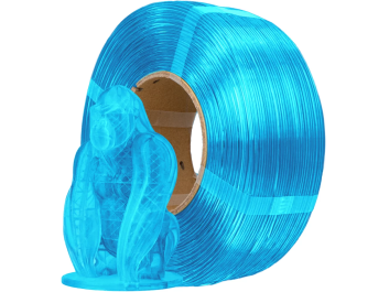 AzureFilm Refill PETG Hyper Speed Filament Transparent Blue