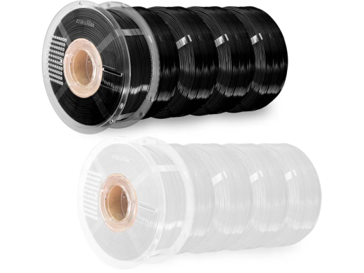 AzureFilm Refill PETG Hyper Speed (5x hvid 5x sort + 2x Master Spool)