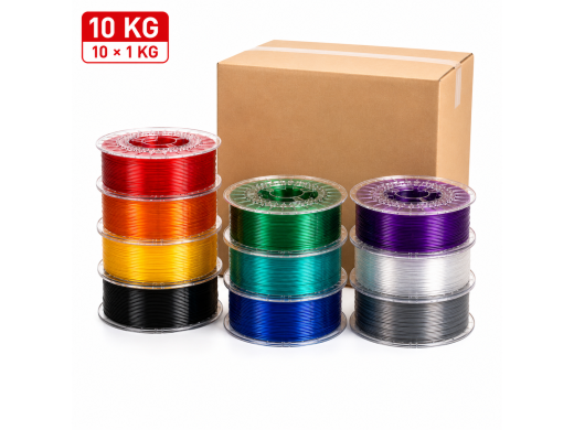 10kg AzureFilm Refill PETG Hyper Speed – tilfældige farver